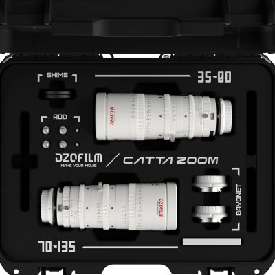 DZOFILM CATTA ZOOM T2.9 專業級全片幅電影鏡頭 鏡頭套組 白色