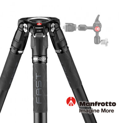 Manfrotto 曼富圖 635 FST 碳纖維單管三腳架 (75mm) MVTSNGFC