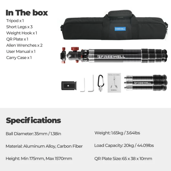 Freewell FW-T2 5合1多功能三腳架