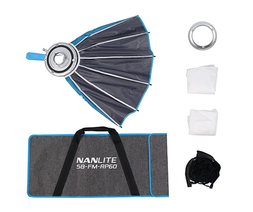 1761878688515-626520-17297730350155-DSCF5715加保荣卡口卡盘500x420 NANLITE 南光 Rapid 60深口快裝柔光罩 FM卡口 保榮卡口