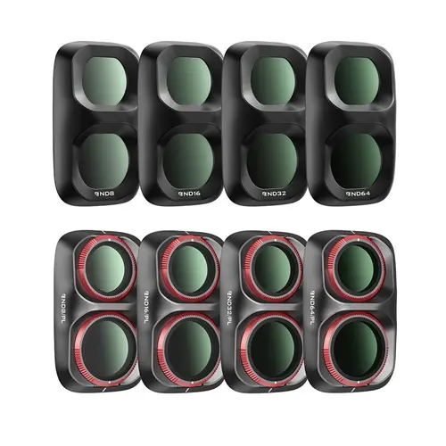 Freewell Osmo Pocket 4P 全天候濾鏡組 (8入, 黑/白)